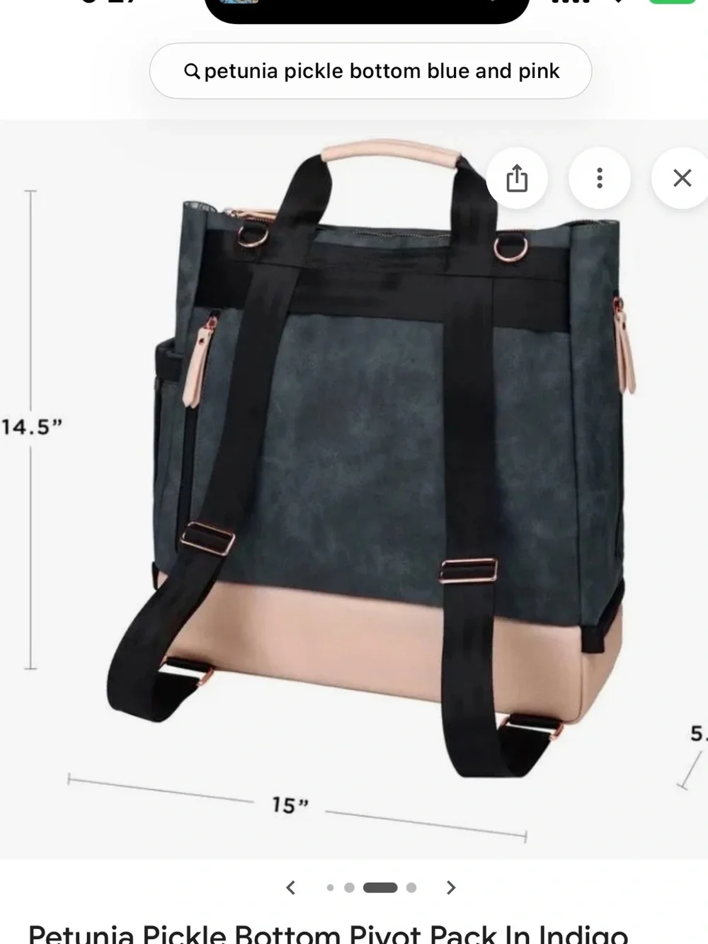 Petunia pickle bottom diaper bag